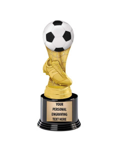 Trofeo de Fútbol Personalizado Crown Awards 18.42 cm