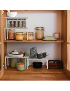 Organizador de Estantes de Cocina Simple Houseware Arce 2 Piezas 2