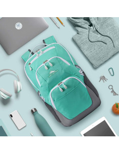Mochila High Sierra Swoop 30L para Laptop 17" Acuamarina 2