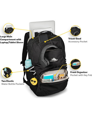 Mochila High Sierra Swoop 30L para Laptop 17" Acuamarina