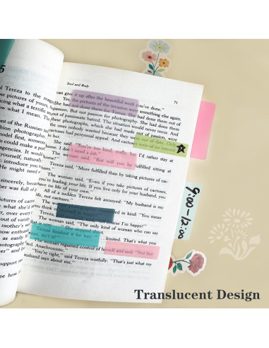 Etiquetas Adhesivas de Índice ELII 500 Piezas 2" Reposicionables