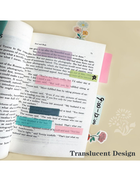 Etiquetas Adhesivas de Índice ELII 500 Piezas 2" Reposicionables