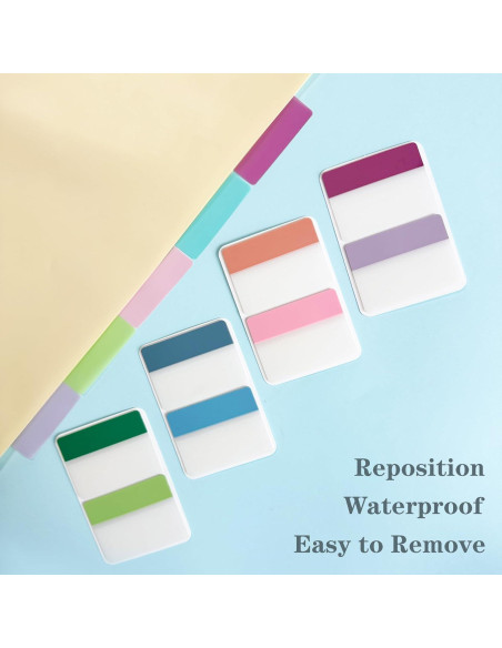 Etiquetas Adhesivas de Índice ELII 500 Piezas 2" Reposicionables