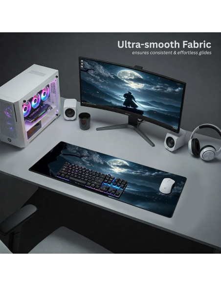 Alfombrilla de Ratón ALFOMBRILLAC Samurai Iluminado 80x30cm