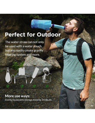 Kit de Filtración de Agua Squeezable Membrane Solutions 5000L