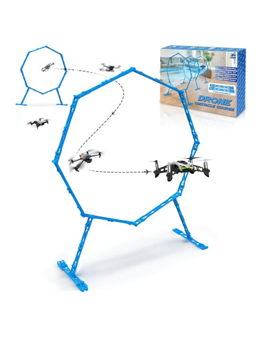 Curso de Obstáculos Drone Beria 2 Paquetes Aros Azul 300g