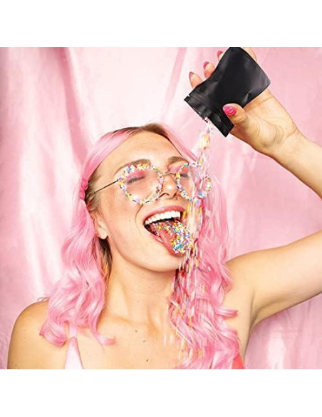 Bolsas Reutilizables Gwybkq 7.5x10 cm 300 Piezas Doble Cara Negra