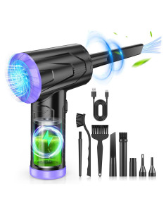 Limpiador de Aire Comprimido Anraye CV15-BP Recargable 110000 RPM