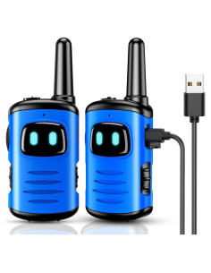 Walkie Talkies Recargables Webspidee 2 Paquete para Niños