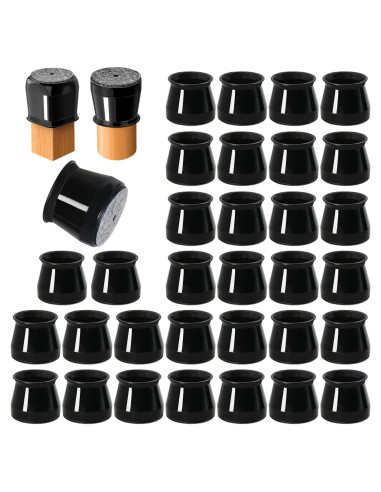 32 Protectores de Silicona para Patas de Silla OASMU - Grande