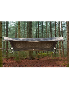 Hamaca de Camping Rothco con Red Antimosquitos y Techo de Lluvia - 198x51 cm - Verde Oliva 2