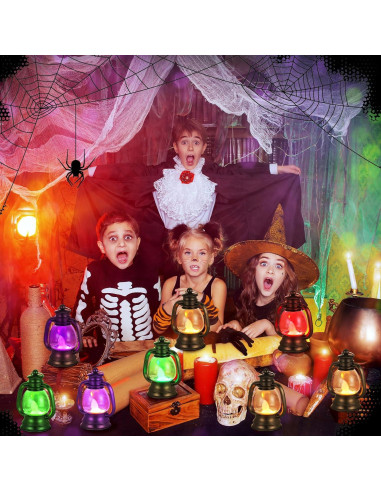 12 Mini Linternas Decorativas Ferraycle Vintage 10.16 cm