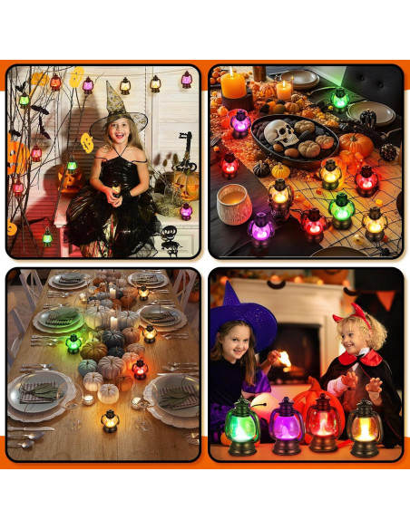 12 Mini Linternas Decorativas Ferraycle Vintage 10.16 cm