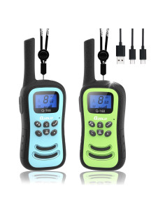 Walkie Talkies Recargables Quolix para Niños 3-12 Años