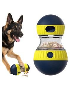 Juguete dispensador de golosinas para perros TLKNG 10.67cm Azul