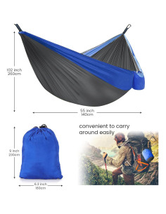 Hamaca de Camping MIFXIN con Red Antimosquitos y Toldo 2