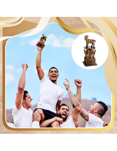 Trofeo Cabra Humorístico WinnerWhy 19.1x10.2cm Resina
