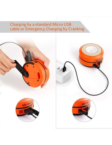 Lámpara de Camping LED Plegable THORFIRE 2 Paquete 4 Modos