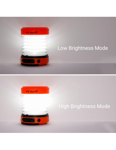 Lámpara de Camping LED Plegable THORFIRE 2 Paquete 4 Modos