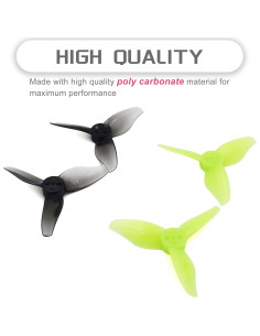 Hélices Gemfan 2023 de 2 Pulgadas para Drones RC FPV 16 Pcs 2