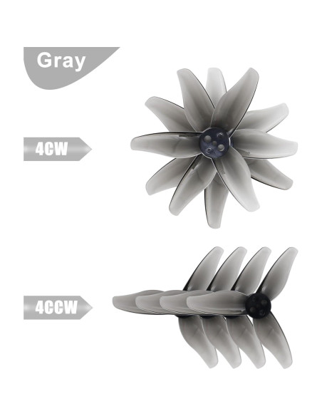 Hélices Gemfan 2023 de 2 Pulgadas para Drones RC FPV 16 Pcs