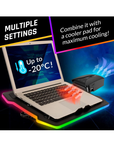 Enfriador de Laptop KLIM Tempest con Ventilador 4000 RPM