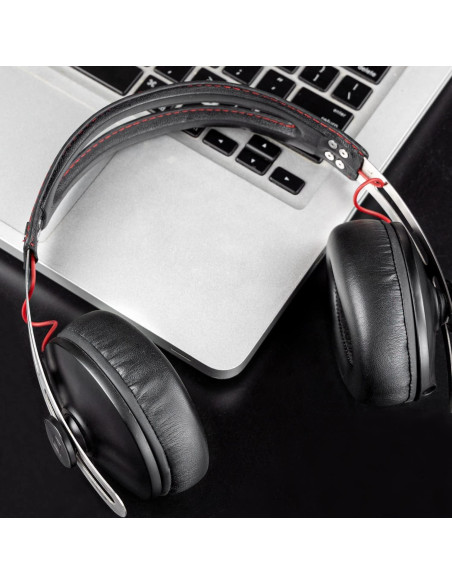 Almohadillas de Repuesto SOULWIT para Auriculares Sennheiser Momentum 1.0 - Negro