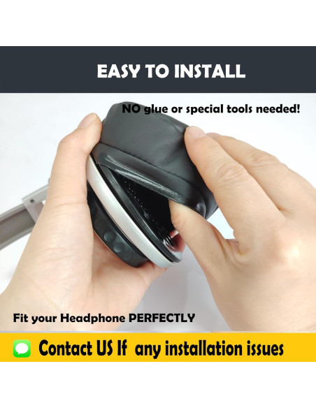 Cojines de Reemplazo para Auriculares Status Audio CB-1 - Cuero de Proteína y Espuma de Memoria