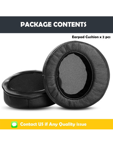 Cojines de Reemplazo para Auriculares Status Audio CB-1 - Cuero de Proteína y Espuma de Memoria