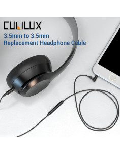 Cable de Reemplazo Cubilux 3.5mm para Auriculares 1.83m 2