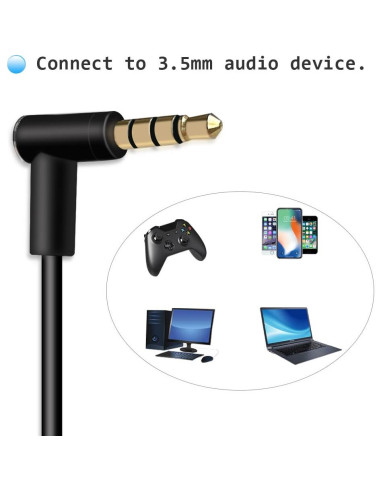 Cable de Audio AUX Reemplazo para Beats Studio/Solo/Pro - 1.4m