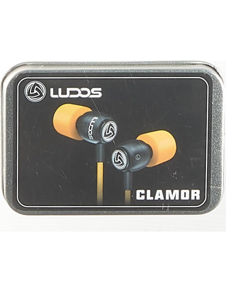 Auriculares In-Ear LUDOS Clamor con Micrófono y Aislamiento de Ruido - Amarillo