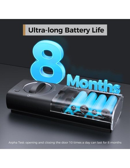 Cerradura Inteligente ARPHA A280 - WiFi, Huella Dactilar, Control APP