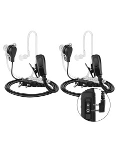 Paquete de 2 Auriculares Walkie Talkie VistaRise Tipo K