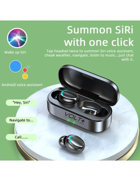 Auriculares Inalámbricos VOLT TECH+ F9 Mini Bluetooth 5.3 IPX7 Auriculares Inalámbricos VOLT TECH+ F9 Mini Bluetooth 5.3 IPX7