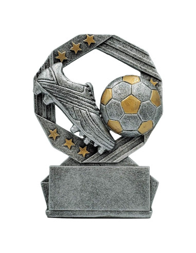 Trofeo de Fútbol Hexa Star Decade Awards 12.07 cm Personalizado