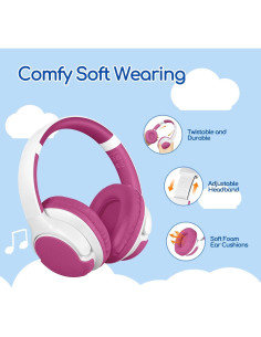 Auriculares Bluetooth ZIHNIC R1 para Niños - 40h Reproducción 2