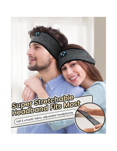 Auriculares Bluetooth para dormir Fulext FULH01 10h gris 2