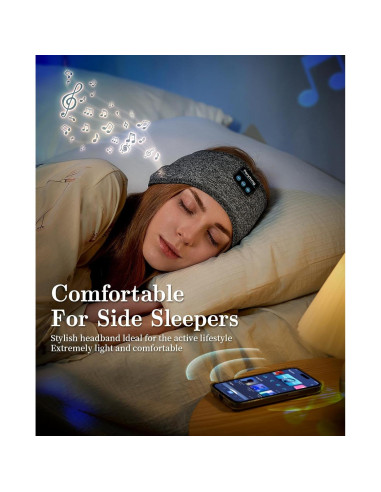 Auriculares para dormir Perytong Bluetooth ajustables HD