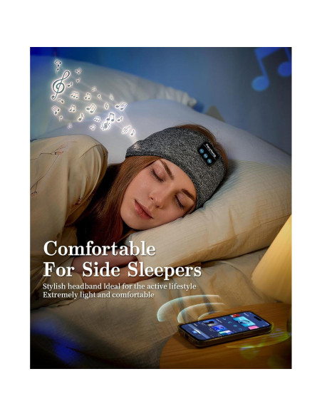 Auriculares para dormir Perytong Bluetooth ajustables HD Auriculares para dormir Perytong Bluetooth ajustables HD