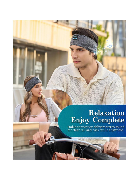 Auriculares para dormir Perytong Bluetooth ajustables HD Auriculares para dormir Perytong Bluetooth ajustables HD