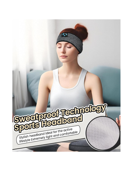 Auriculares Bluetooth para dormir Fulext FULH01 10h gris