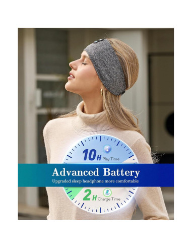 Auriculares para dormir Perytong Bluetooth ajustables HD