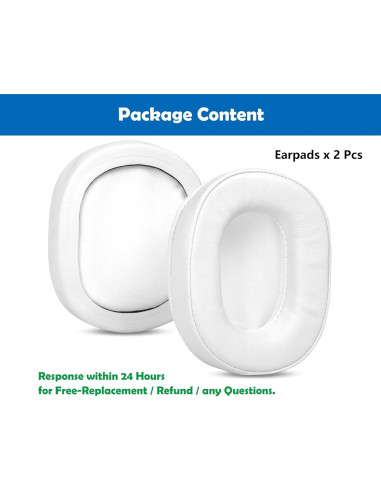 Cojines de Repuesto para Auriculares Oppo PM3 - Cuero Suave y Espuma Densa