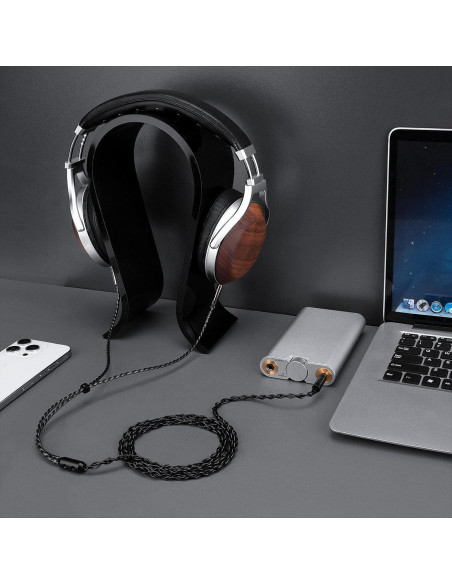 Cable de audio Linkidea 1.5m 6N para auriculares HIFIMAN y Denon Cable de audio Linkidea 1.5m 6N para auriculares HIFIMAN y Denon
