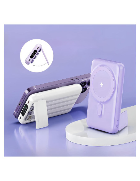 Banco de Energía Magnético RCHL 10000mAh Carga Rápida 22.5W