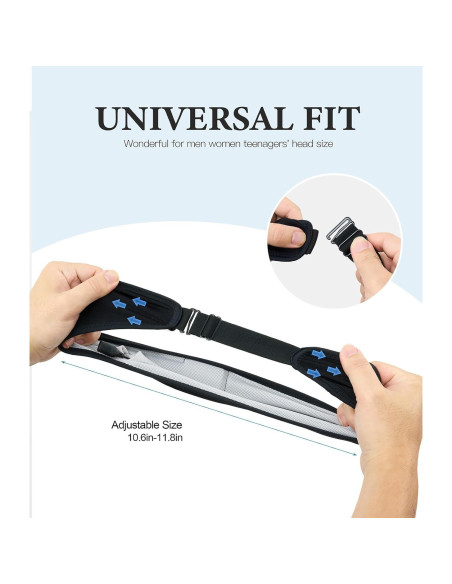 Auriculares para dormir Voerou Bluetooth 5.2, diadema ajustable Auriculares para dormir Voerou Bluetooth 5.2, diadema ajustable