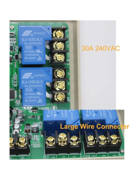 Interruptor Relé 4G KiaoTime KT-G3-A 2CH 30A Control Remoto