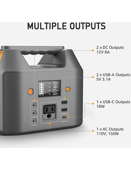 Banco de Energía EnginStar 150W 42000mAh para Emergencias