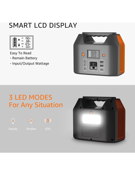 Banco de Energía EnginStar 150W 42000mAh para Emergencias